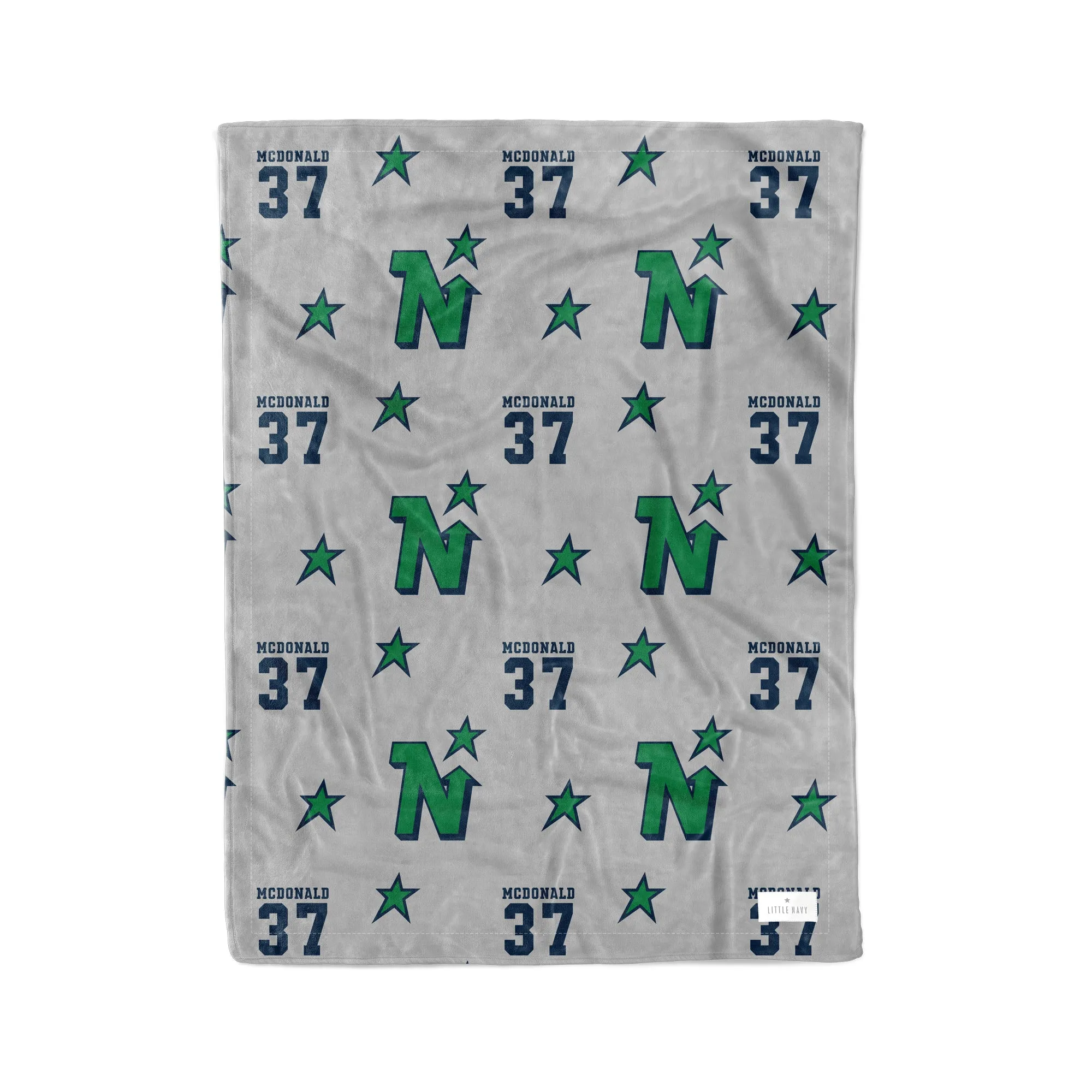 MUSKOKA NORTH STARS HOCKEY - Personalized Double Sided Blanket