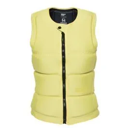 Mystic Star Womens Front Zip Impact Vest -  Pastel Yellow