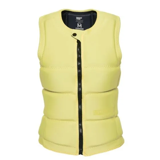 Mystic Star Womens Front Zip Impact Vest -  Pastel Yellow