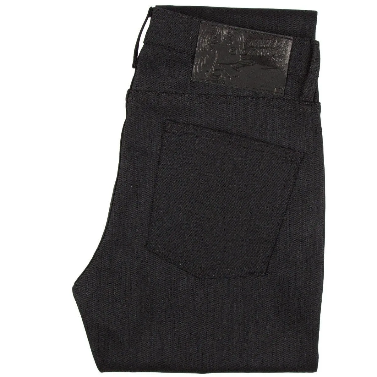 Naked & Famous Denim Black Power Stretch - Super Guy Jeans