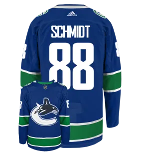 Nate Schmidt Vancouver Cancucks Adidas Authentic 2019 Home NHL Hockey Jersey     