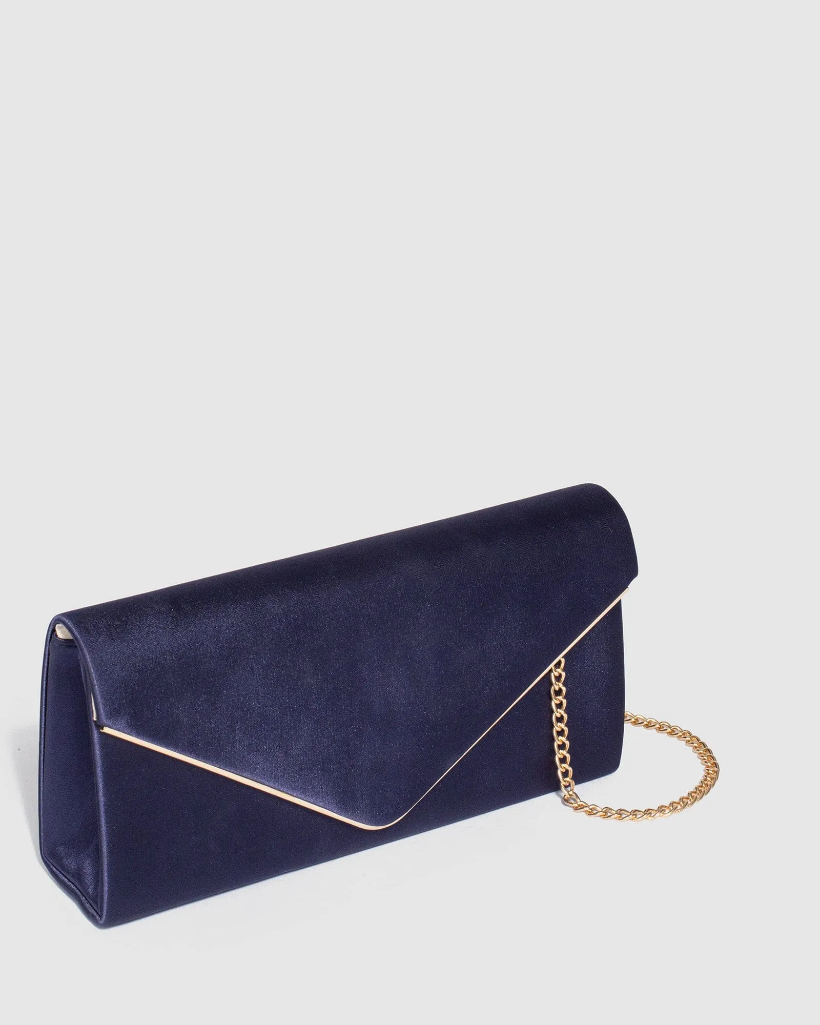 Navy Blue Sammie Clutch Bag