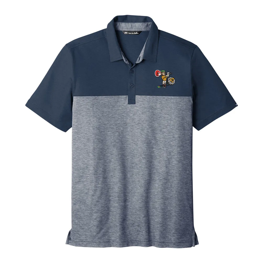 Nerdville Golf TravisMathew Oceanside Blocked Polo (Men)