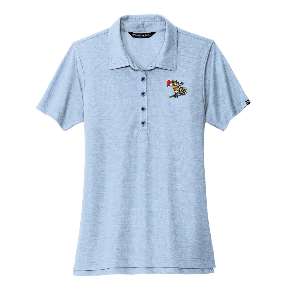 Nerdville Golf TravisMathew Oceanside Heather Polo (Women)