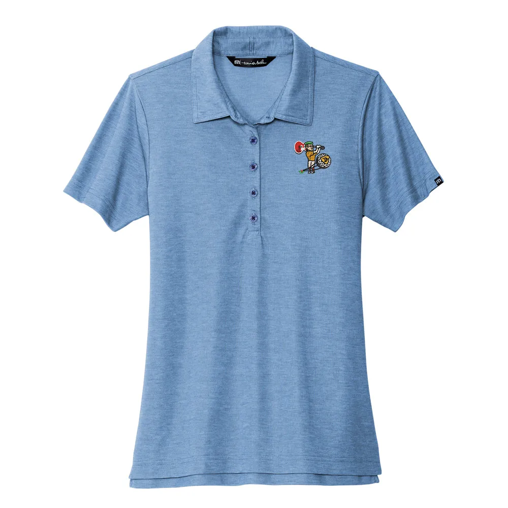 Nerdville Golf TravisMathew Oceanside Heather Polo (Women)