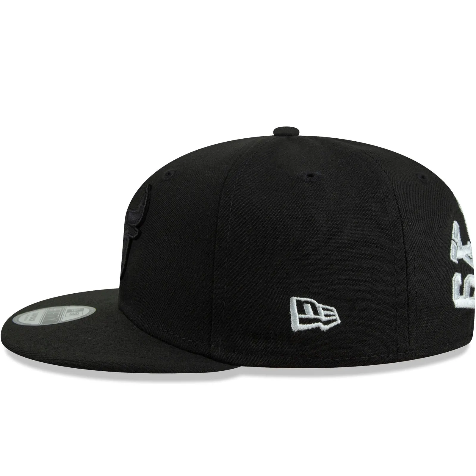 New Era Chicago Bulls League Champions NBA 9FIFTY Baseball Cap - Black