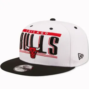 New Era Chicago Bulls NBA 9FIFTY Retro Title Baseball Cap - Black