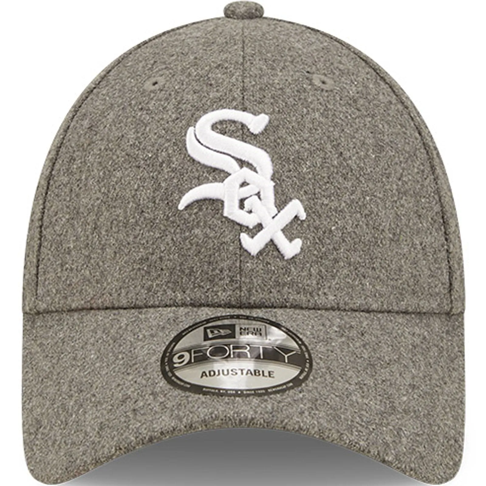 New Era Chicago White Sox 9FORTY Melton Wool Baseball Cap  - Grey