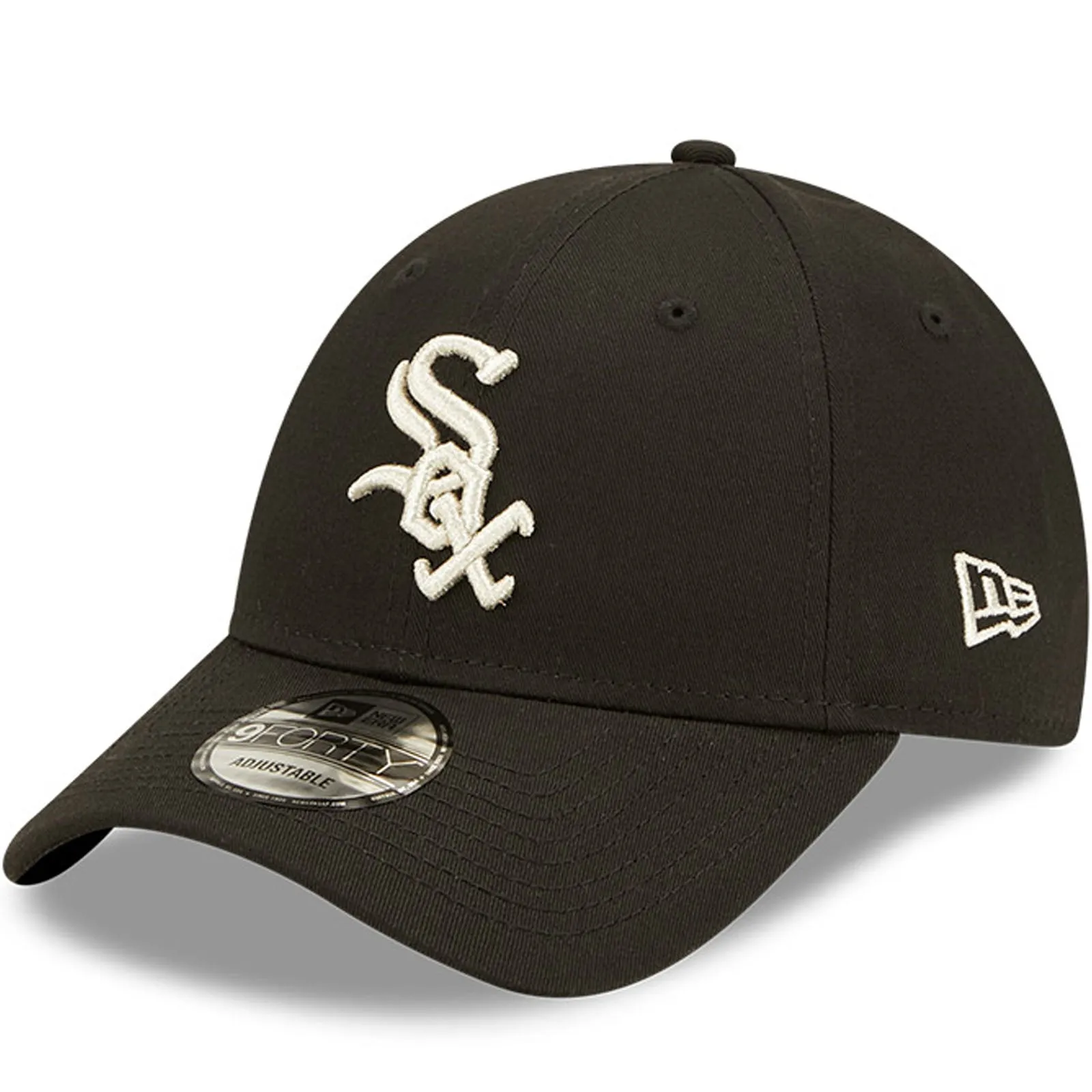 New Era Chicago White Sox 9FORTY Metallic Baseball Cap  - Black