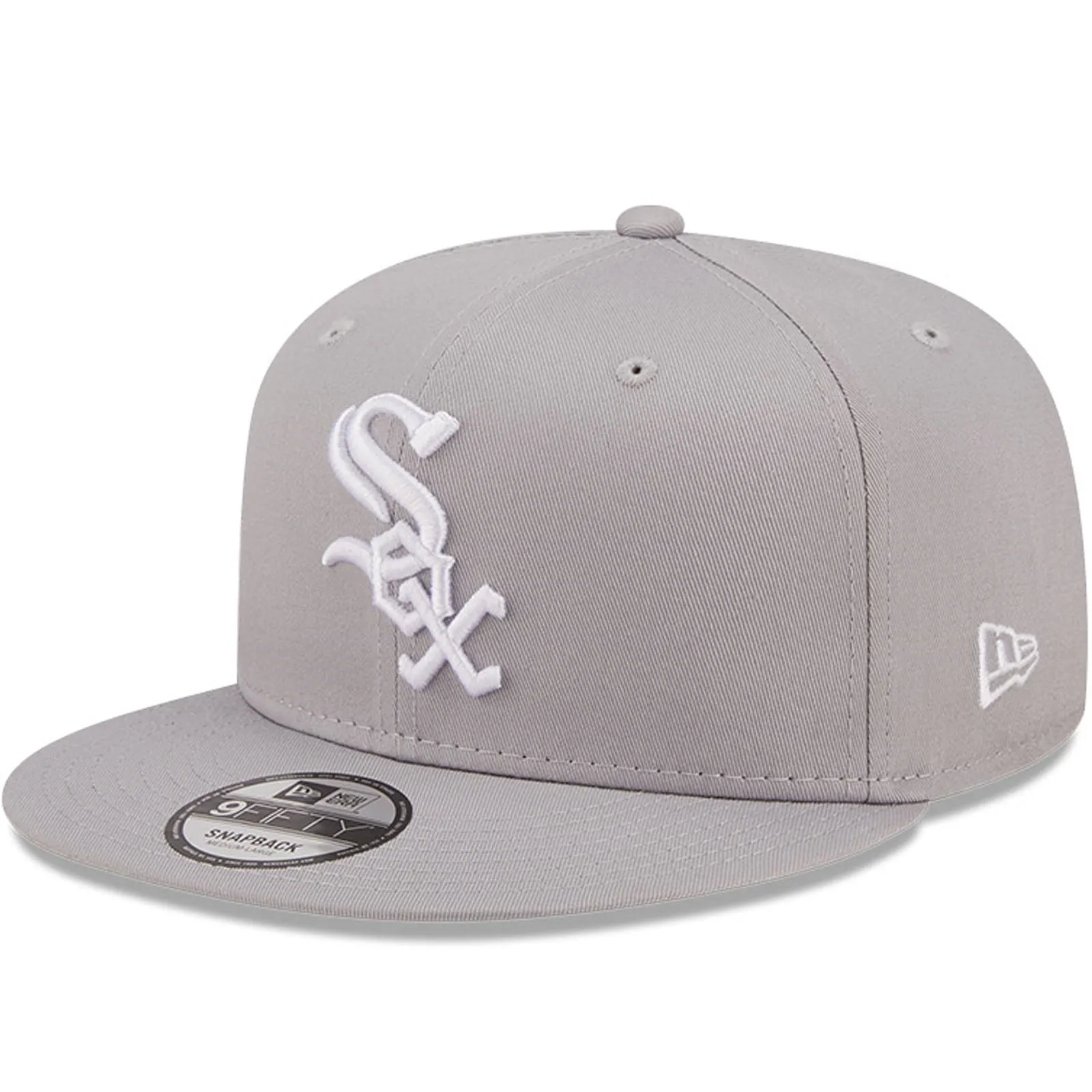 New Era Chicago White Sox MLB 9FIFTY Team Workmark Baseball Cap - Grey