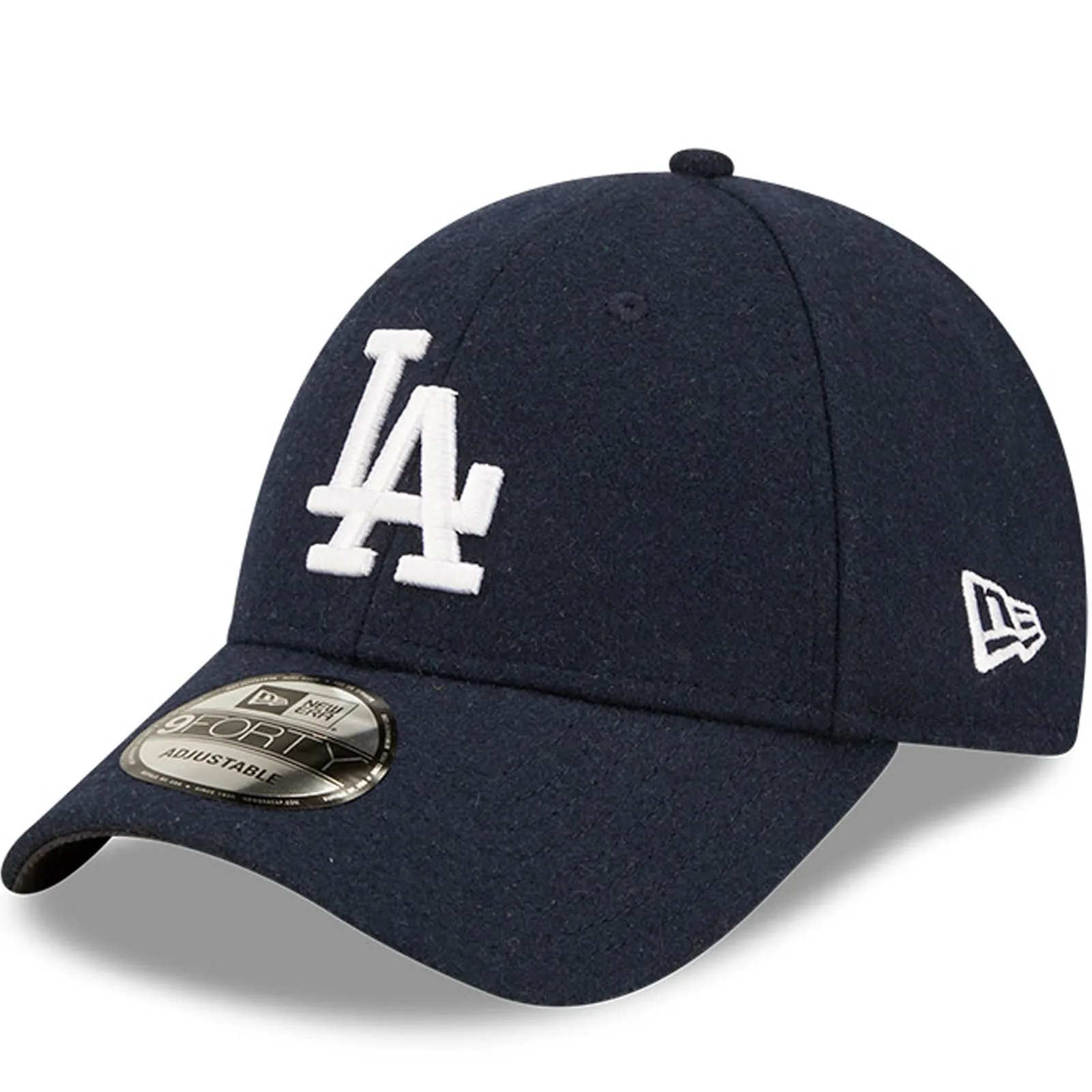 New Era LA Dodgers 9FORTY Melton Wool Baseball Cap  - Blue