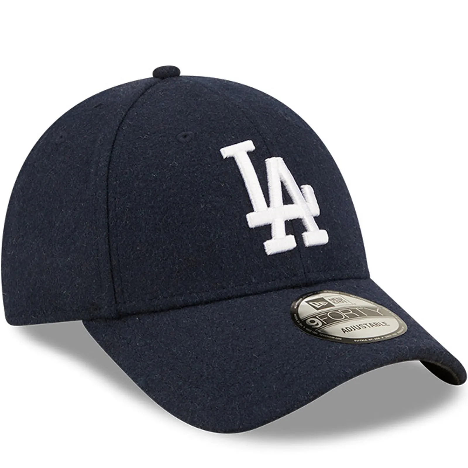 New Era LA Dodgers 9FORTY Melton Wool Baseball Cap  - Blue