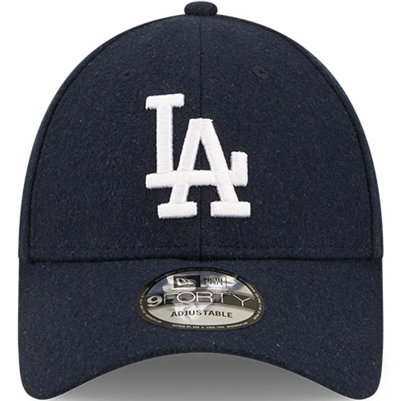 New Era LA Dodgers 9FORTY Melton Wool Baseball Cap  - Blue