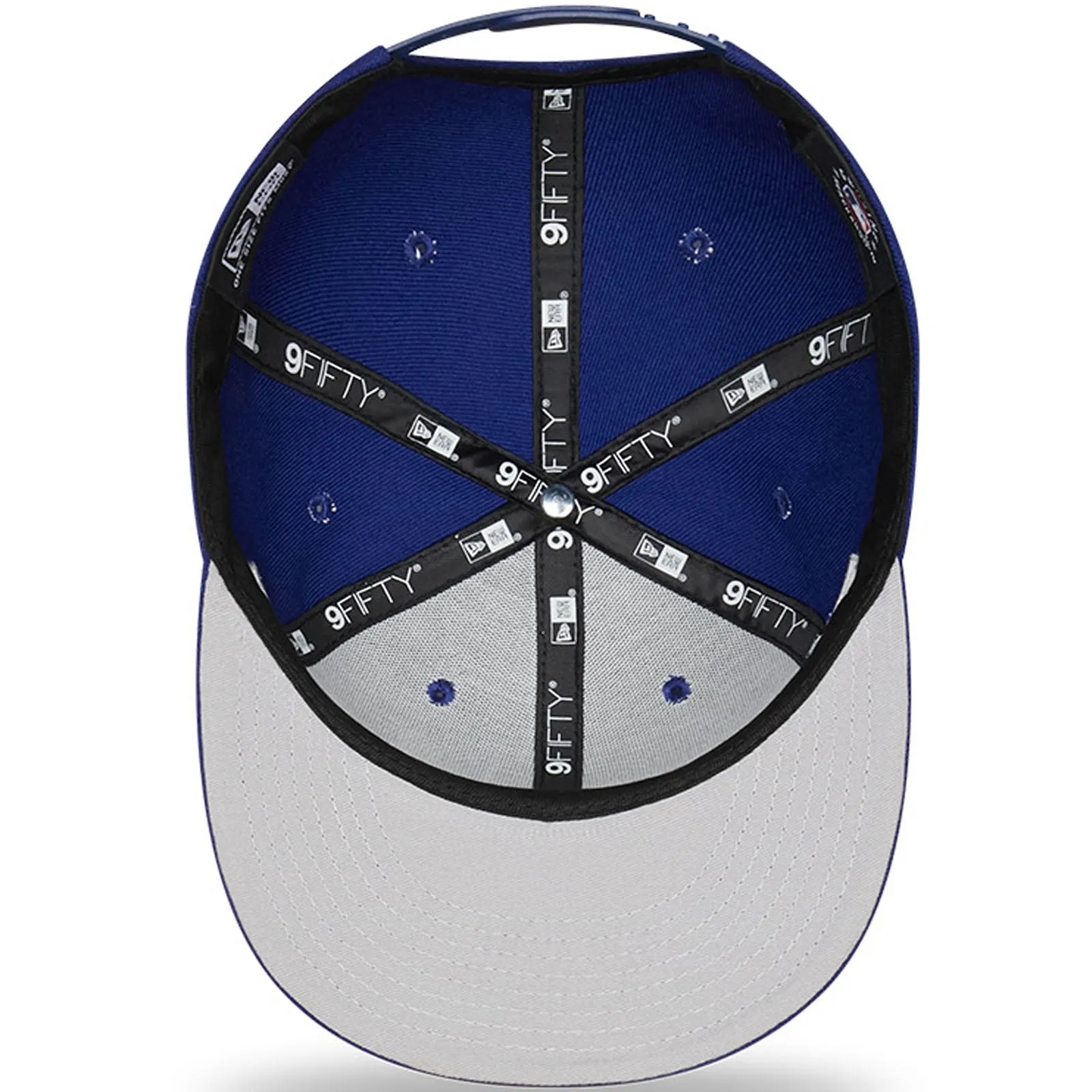 New Era Los Angeles Dodgers 9FIFTY MLB Team Typography Baseball Cap - Blue