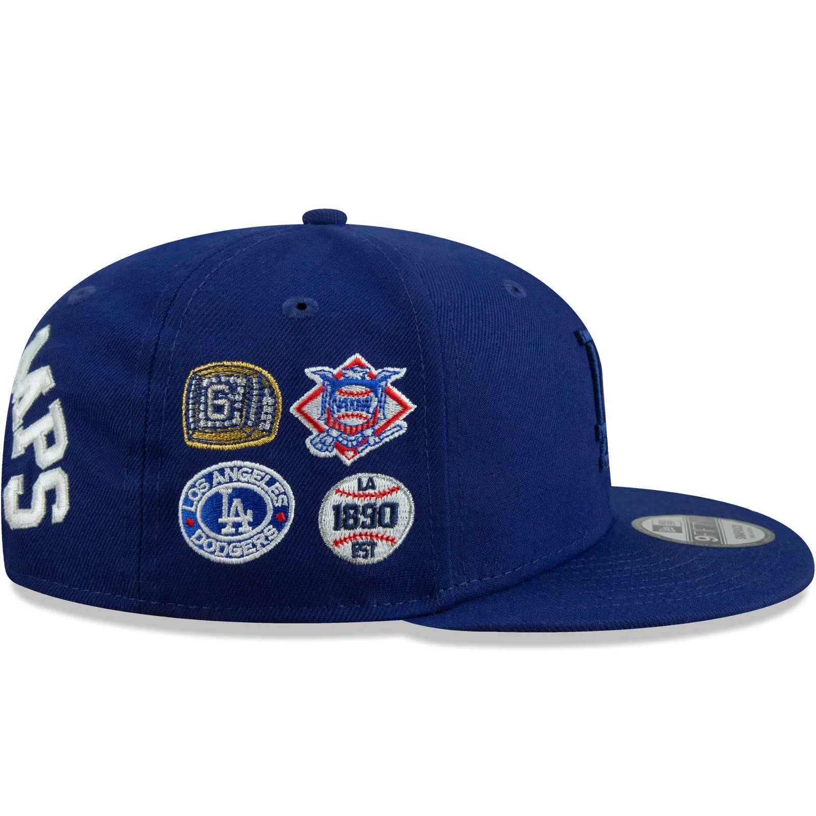 New Era Los Angeles Dodgers League Champions MLB 9FIFTY Baseball Cap - Black