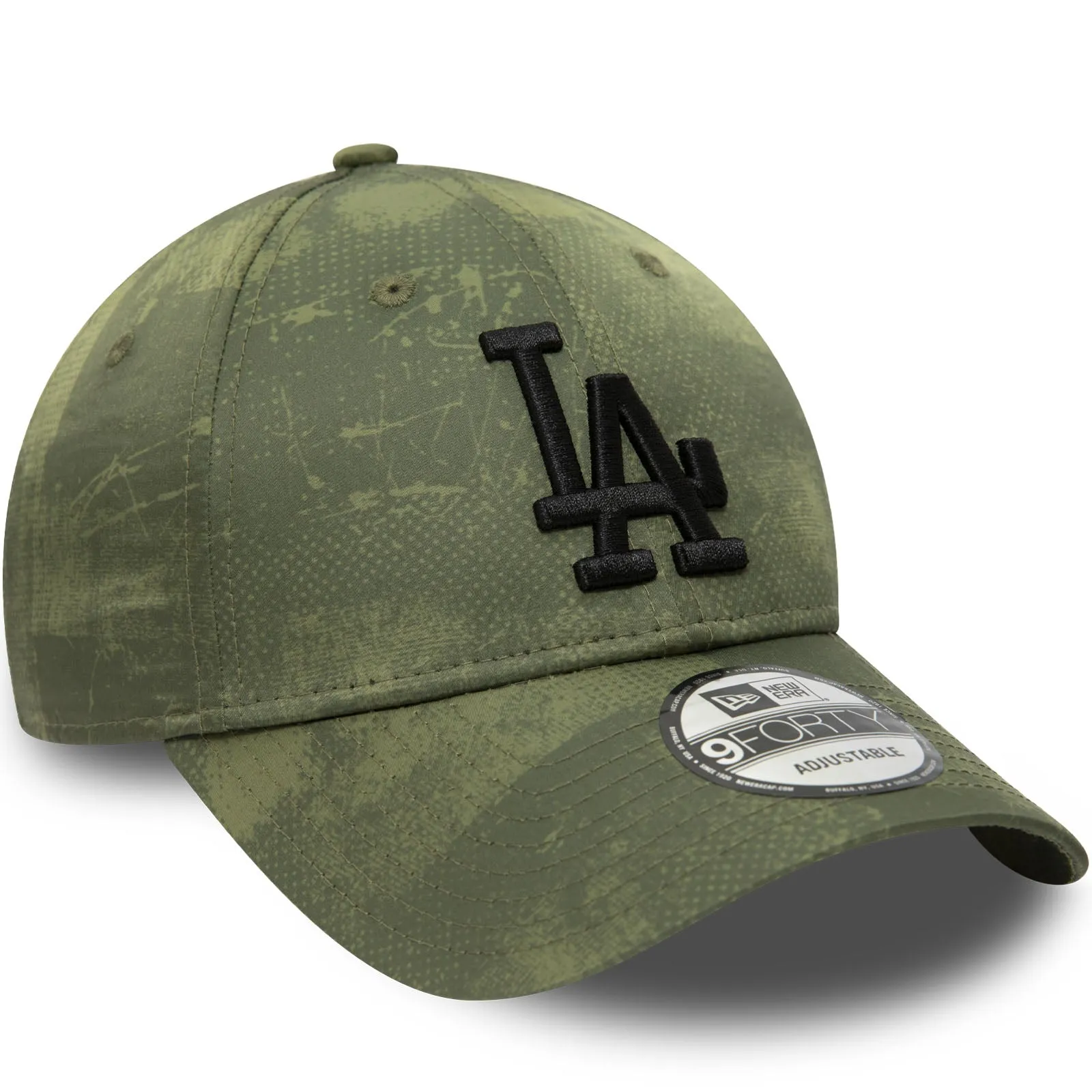 New Era Los Angeles Dodgers Print 9FORTY Baseball Cap - Green