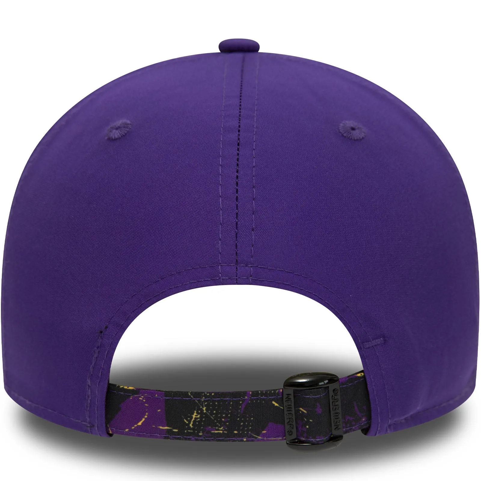 New Era Los Angeles Lakers Print Infill 9FORTY Baseball Cap - Black