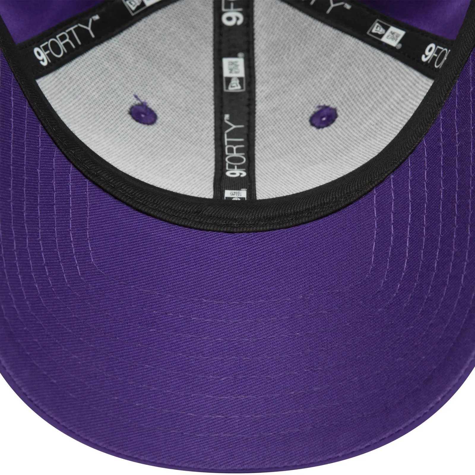 New Era Los Angeles Lakers Print Infill 9FORTY Baseball Cap - Black