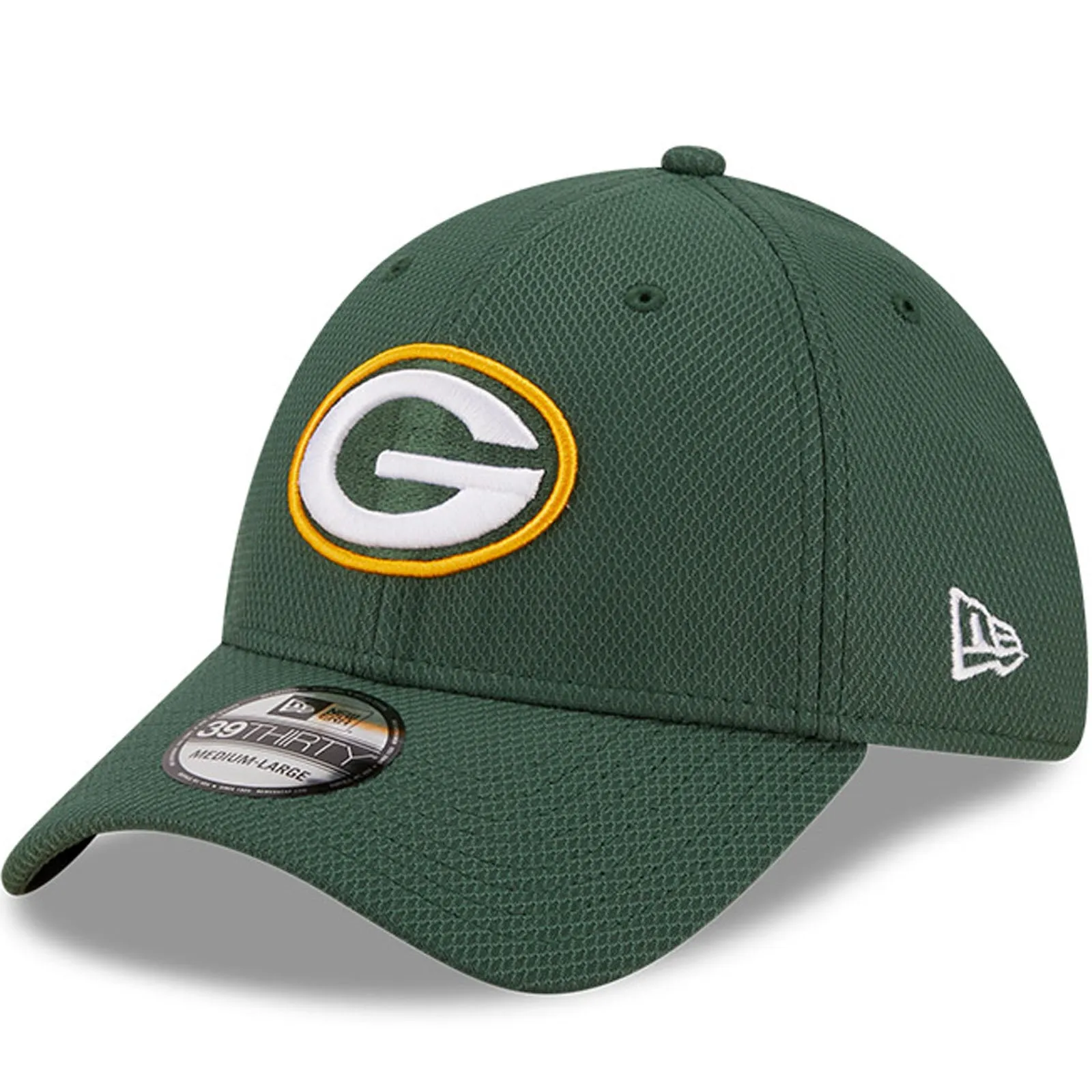 New Era Mens Green Bay Packers NFL 39THIRTY Diamond Era Baseball Cap - Green