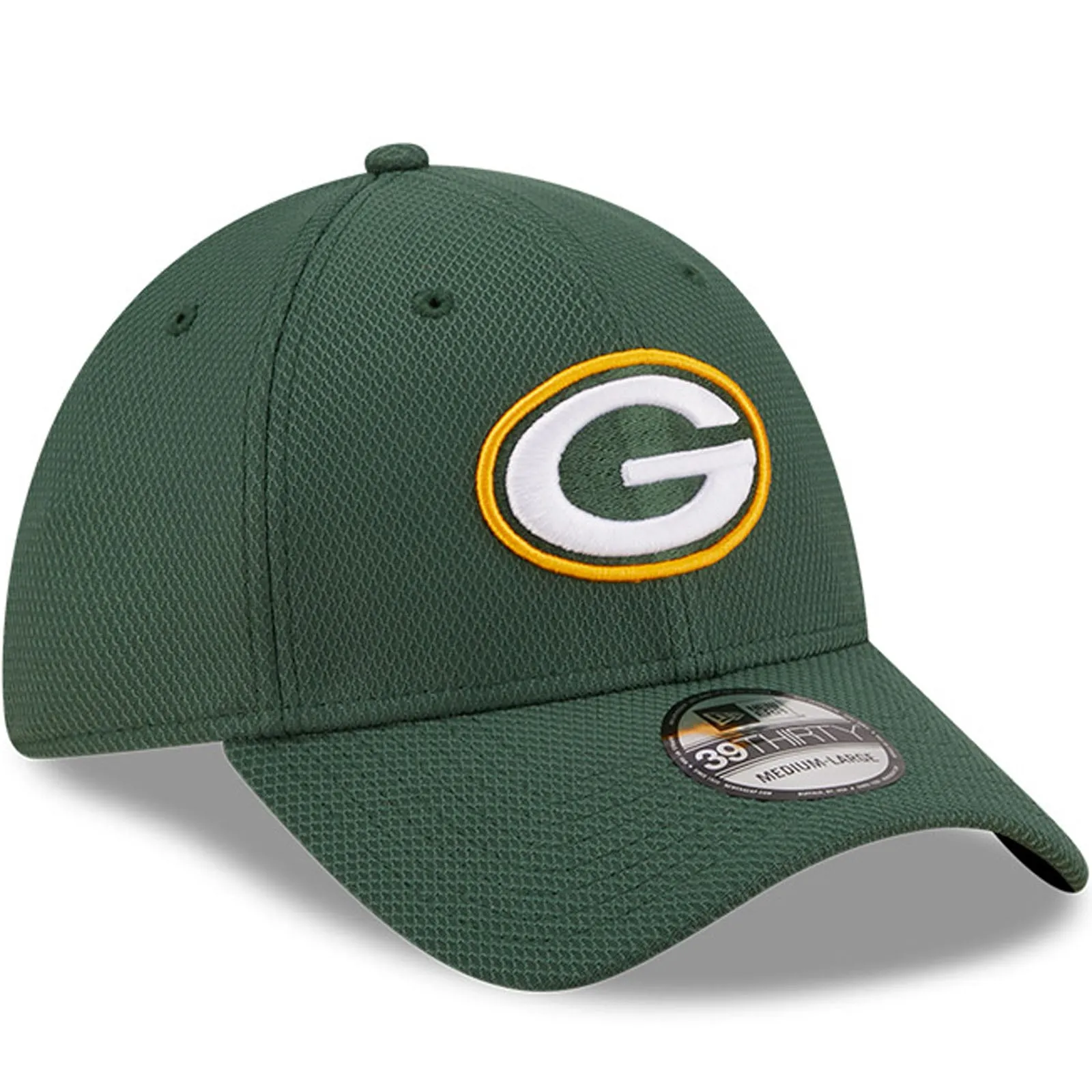 New Era Mens Green Bay Packers NFL 39THIRTY Diamond Era Baseball Cap - Green