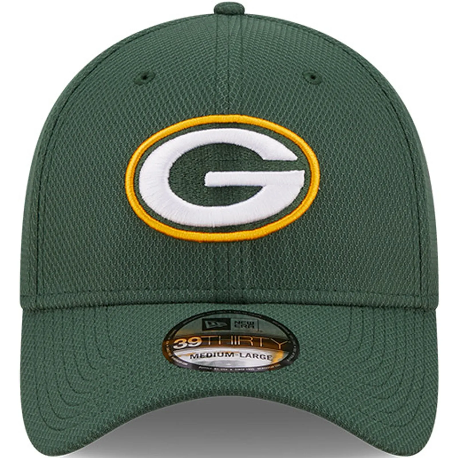 New Era Mens Green Bay Packers NFL 39THIRTY Diamond Era Baseball Cap - Green