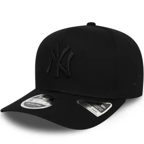 New Era Mens New York Yankees 9FIFTY MLB Tonal Baseball Cap - Black