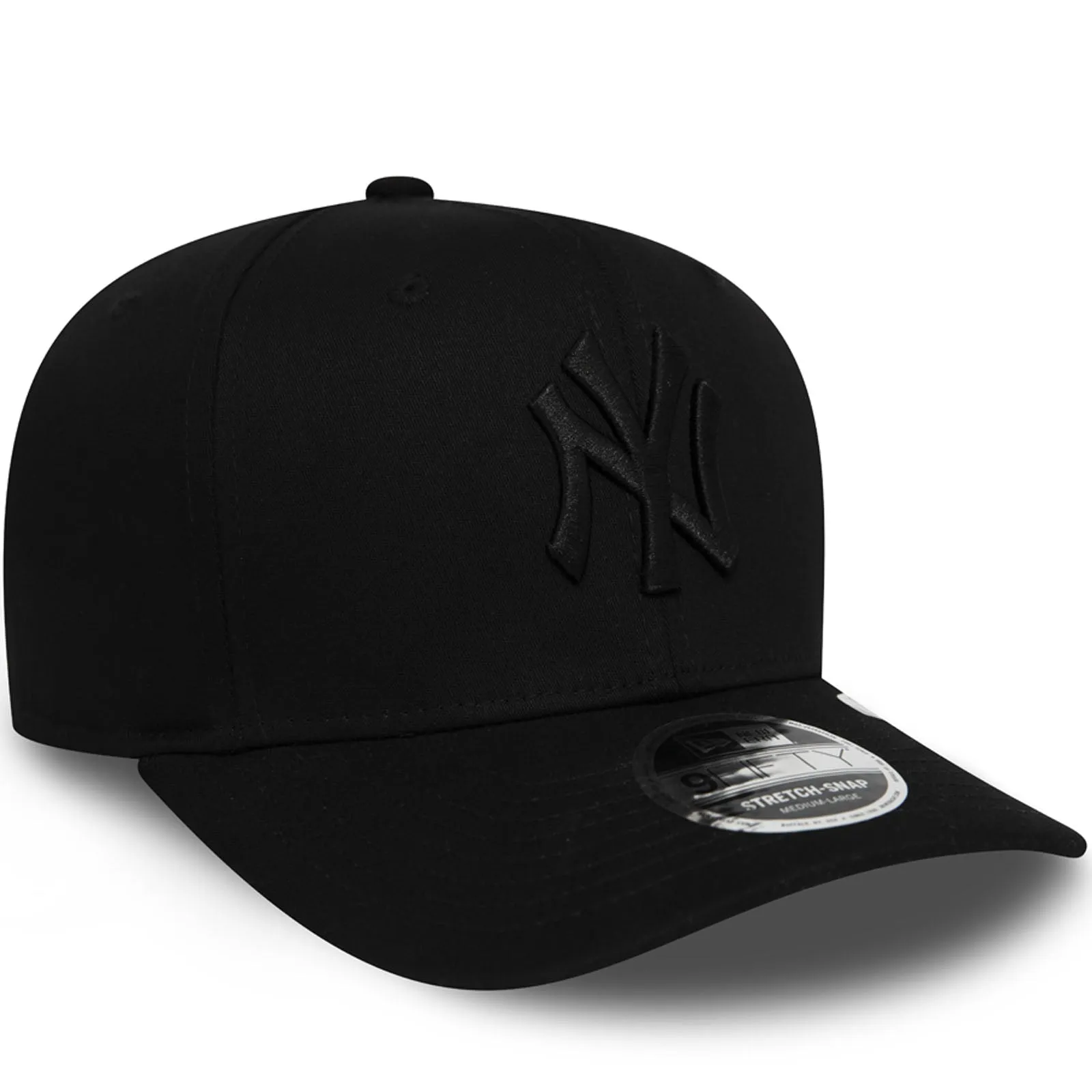 New Era Mens New York Yankees 9FIFTY MLB Tonal Baseball Cap - Black