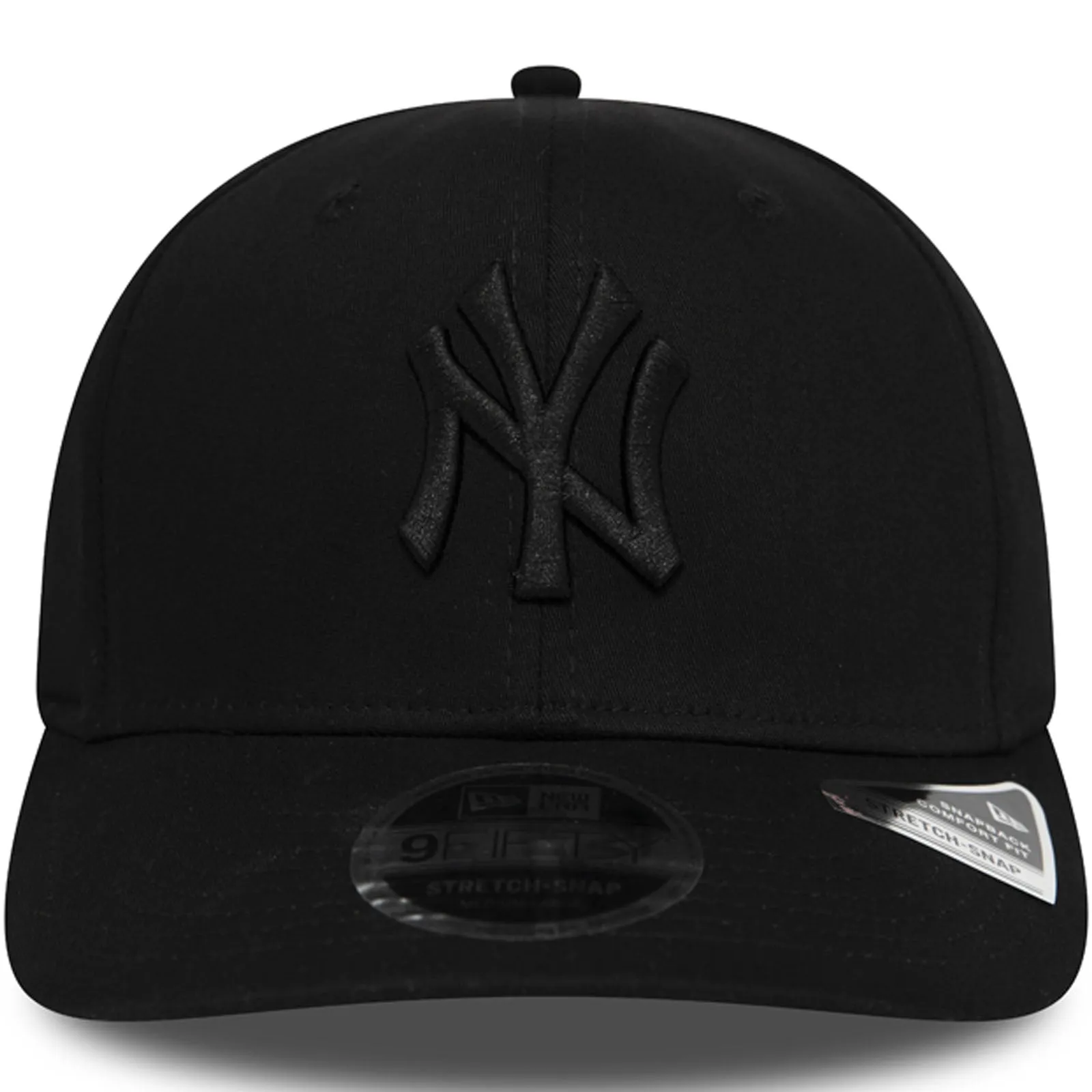 New Era Mens New York Yankees 9FIFTY MLB Tonal Baseball Cap - Black