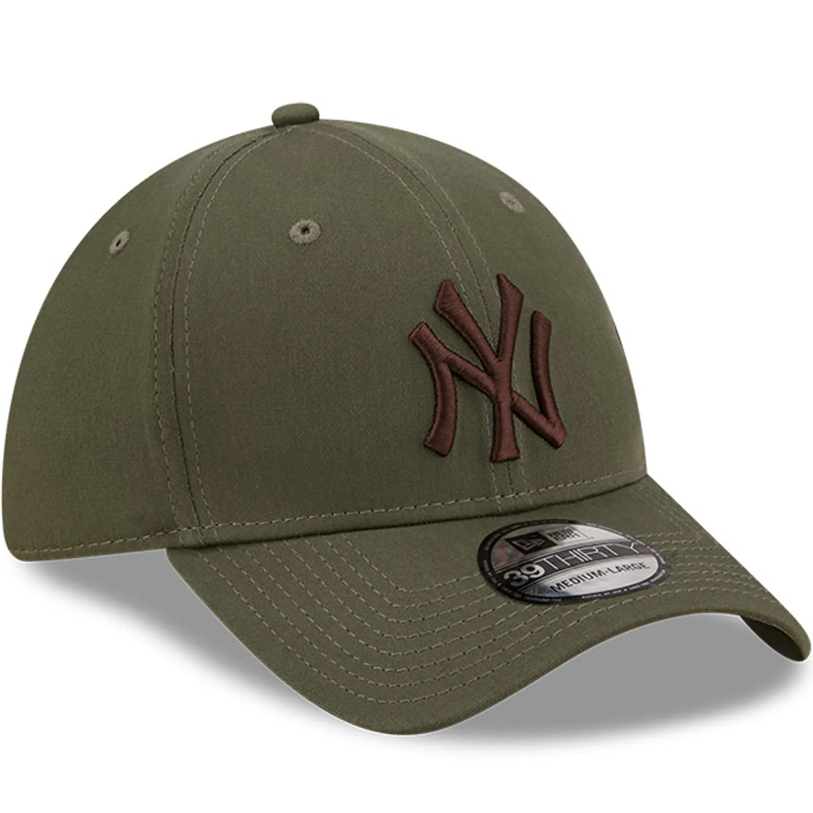 New Era Mens New York Yankees MLB 39THIRTY League Essential Baseball Cap - Green