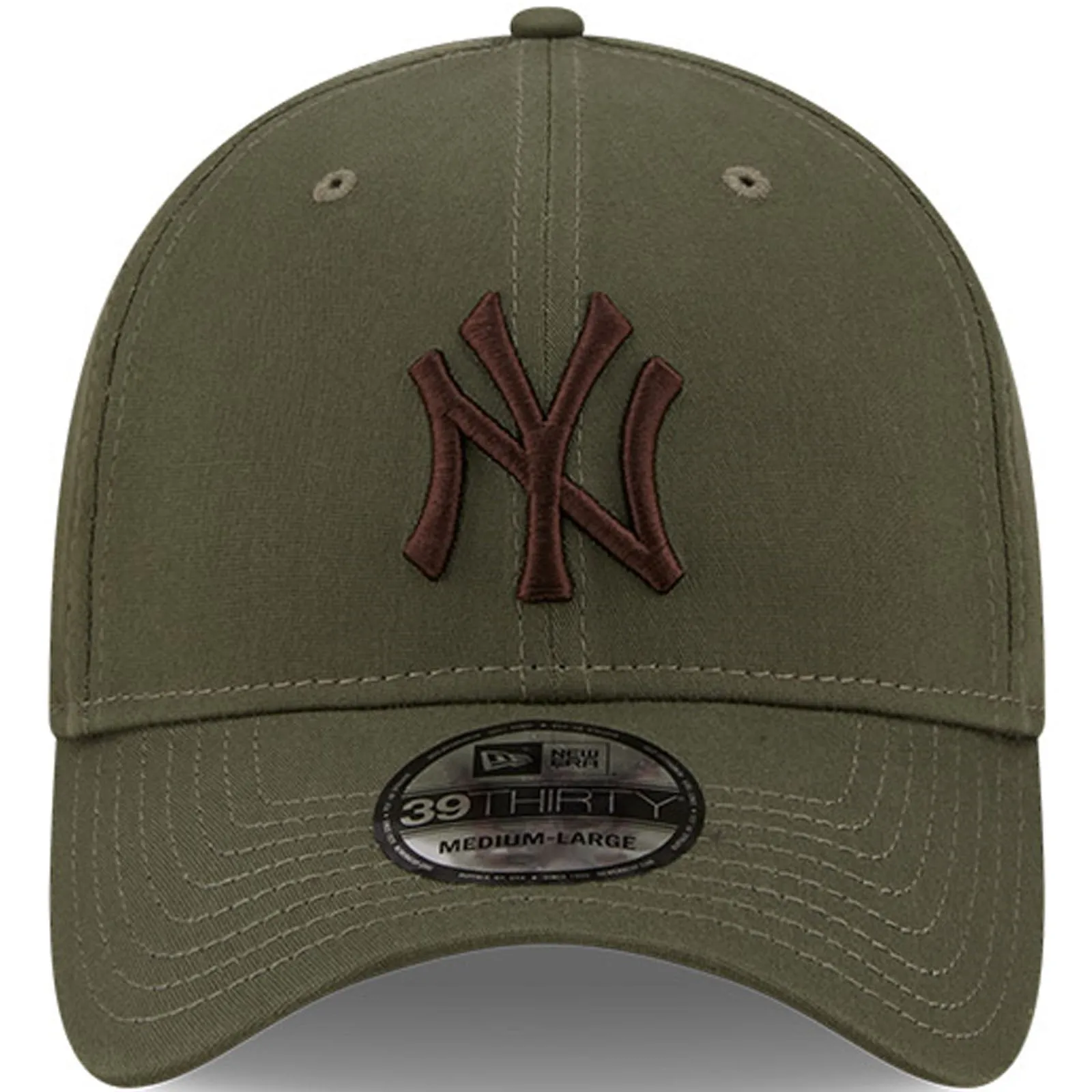 New Era Mens New York Yankees MLB 39THIRTY League Essential Baseball Cap - Green