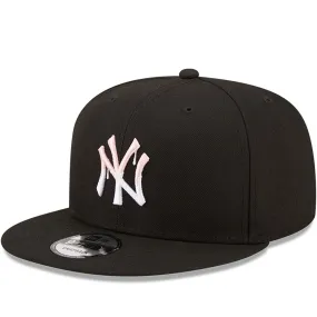 New Era New York Yankees 9FIFTY MLB Team Drip Baseball Cap - Black