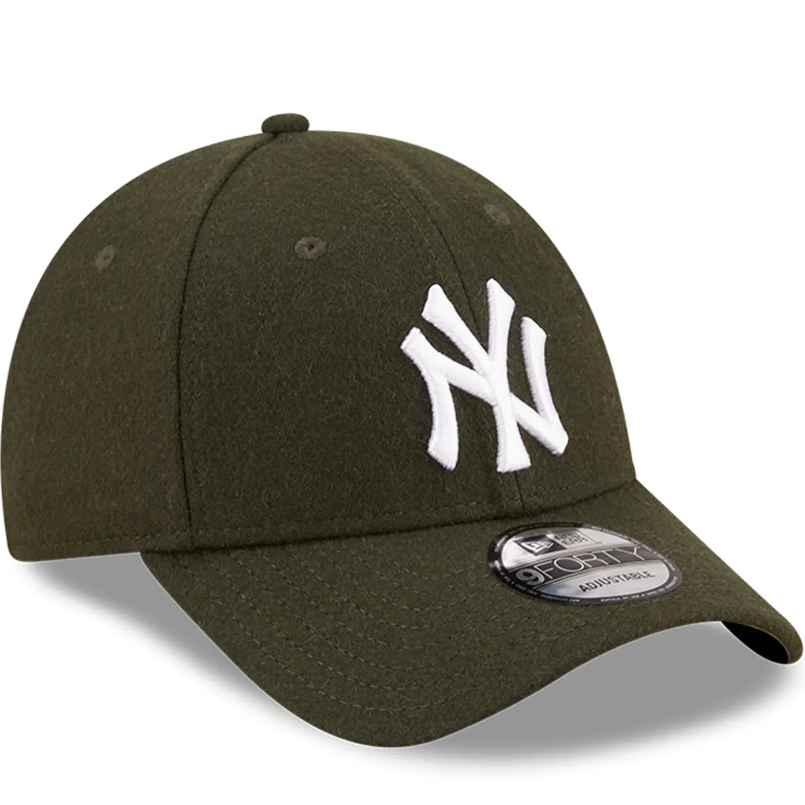 New Era New York Yankees 9FORTY Melton Wool Baseball Cap - Khaki