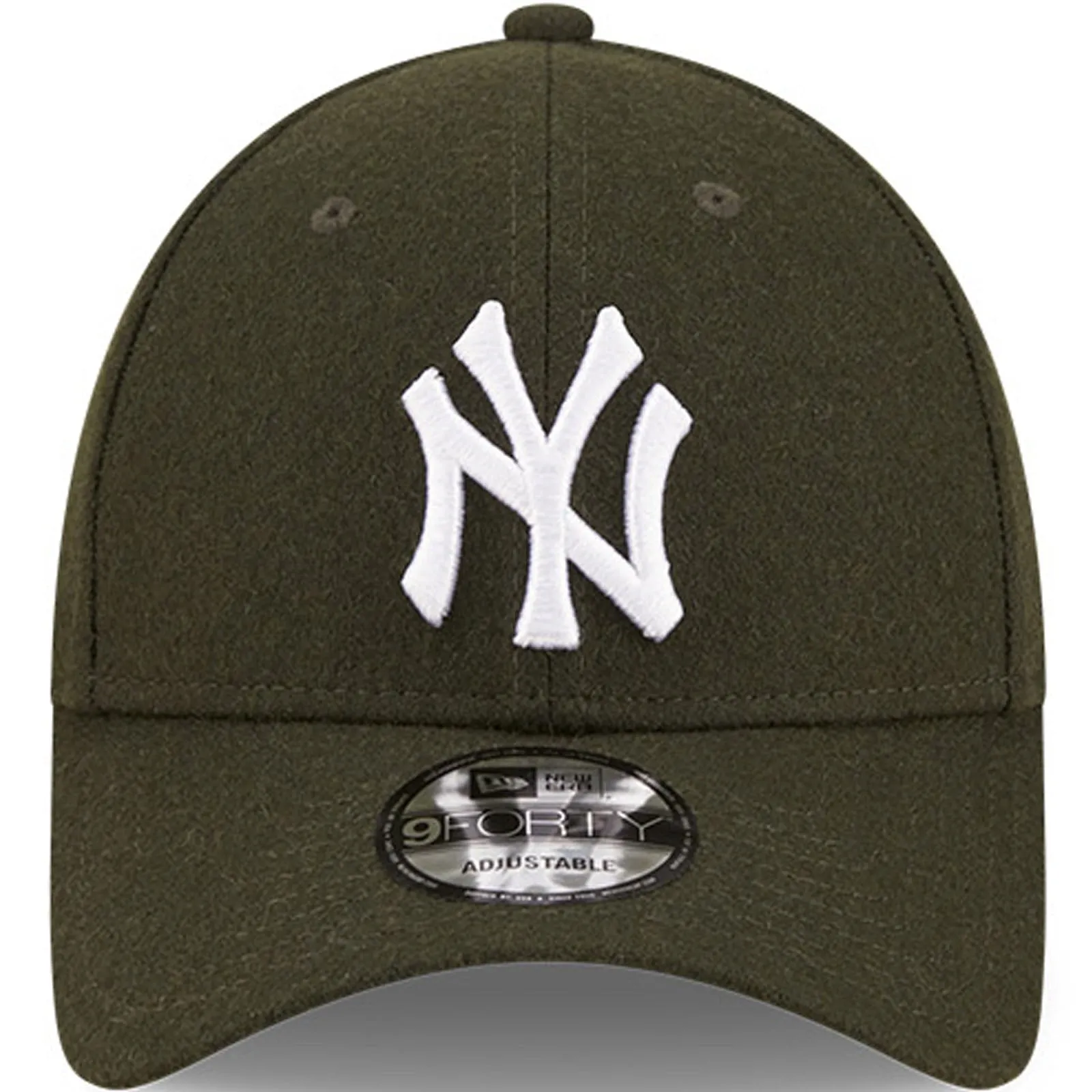 New Era New York Yankees 9FORTY Melton Wool Baseball Cap - Khaki