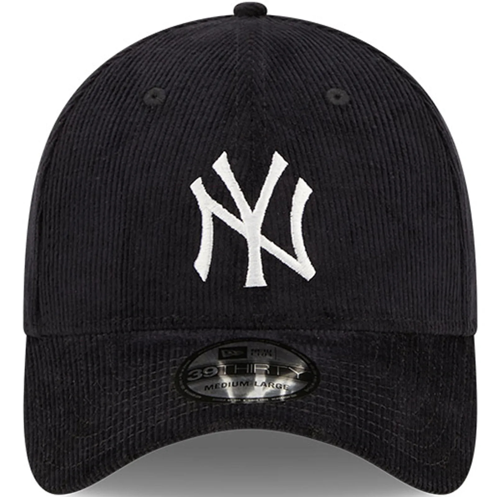 New Era New York Yankees Cord 39THIRTY Stretch Fit Baseball Cap  - Navy