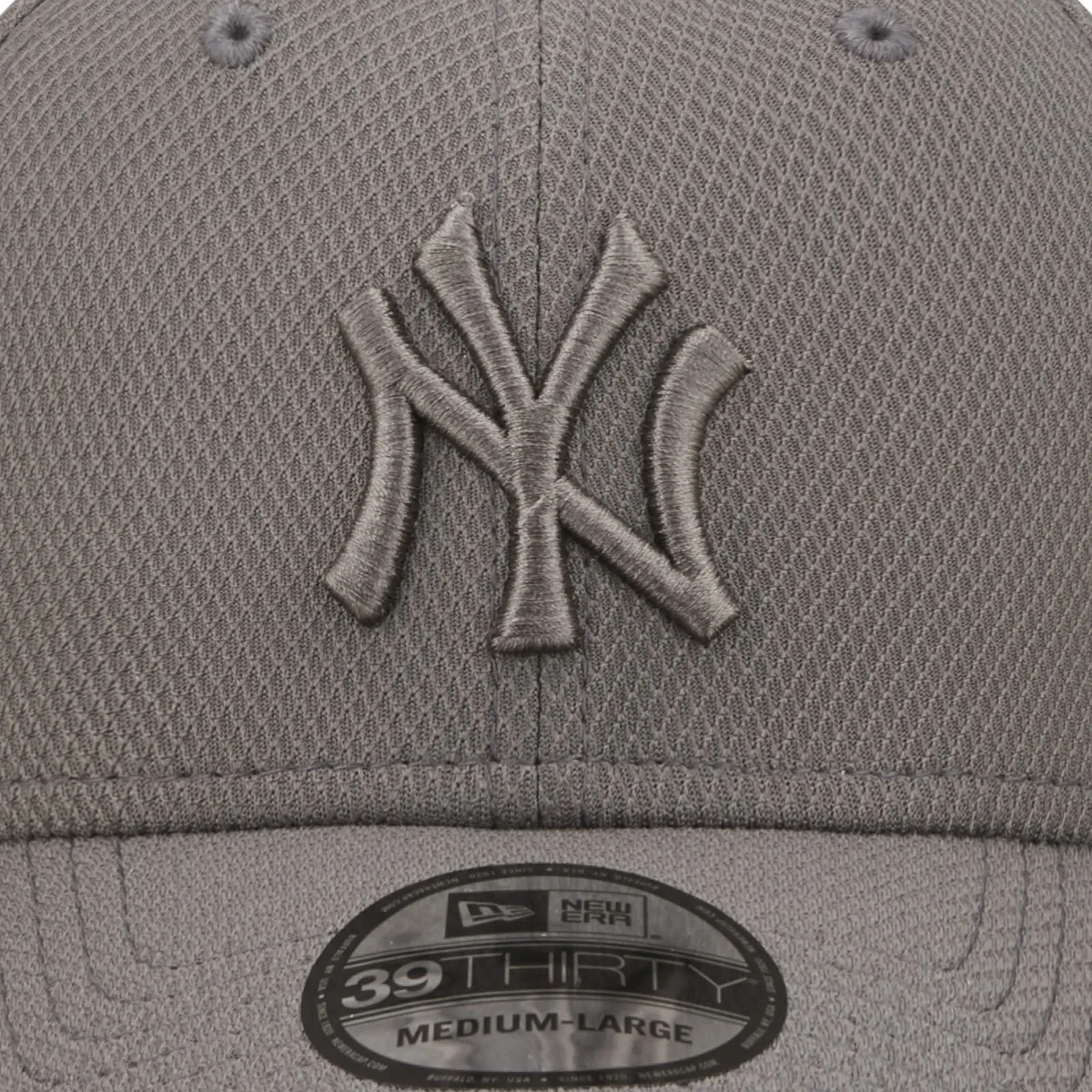 New Era New York Yankees Diamond Era 39THIRTY Baseball Cap  - Dark Grey