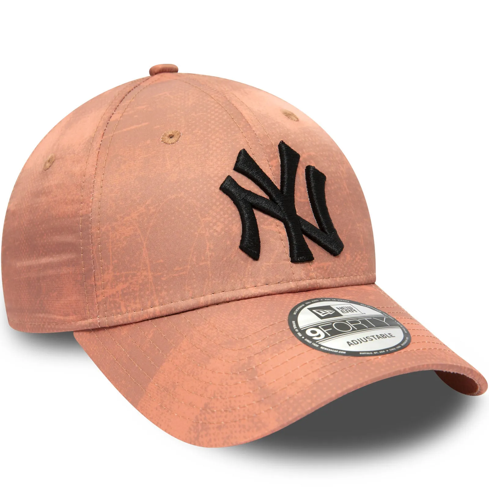 New Era New York Yankees Print 9FORTY Baseball Cap - Pink