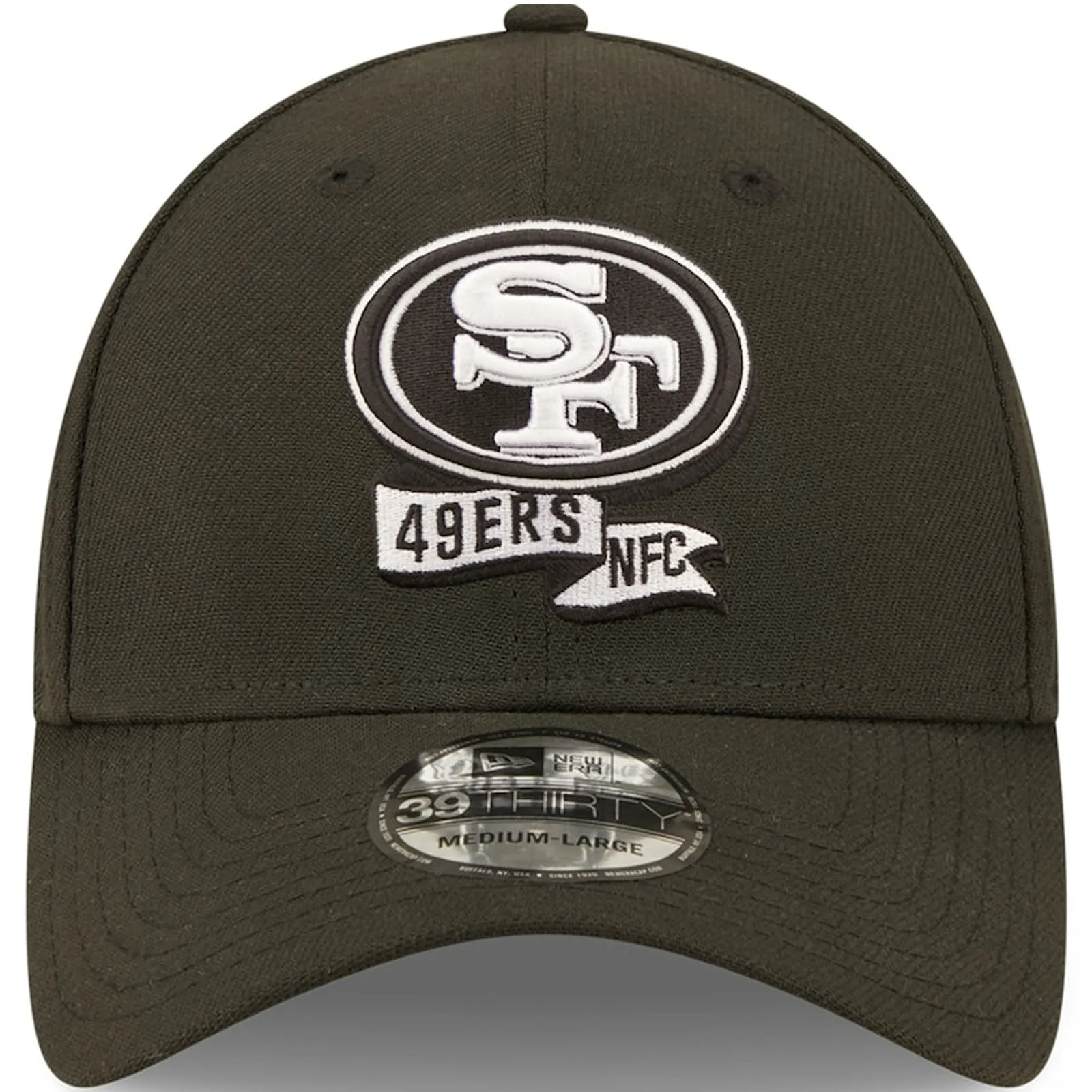 New Era San Francisco 49ers NFL 39THIRTY Sideline 2022 Baseball Cap - Black