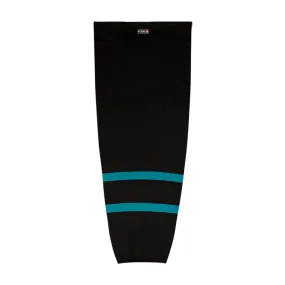 NHL Pattern K3G Pro Hockey Socks: San Jose Sharks Black