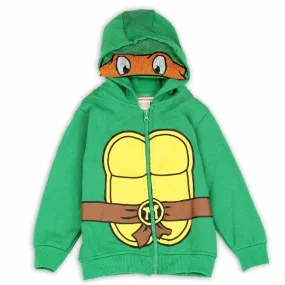 Nickelodeon Toddler Boys Teenage Mutant Ninja Turtles Michelangelo Masked Hoodie