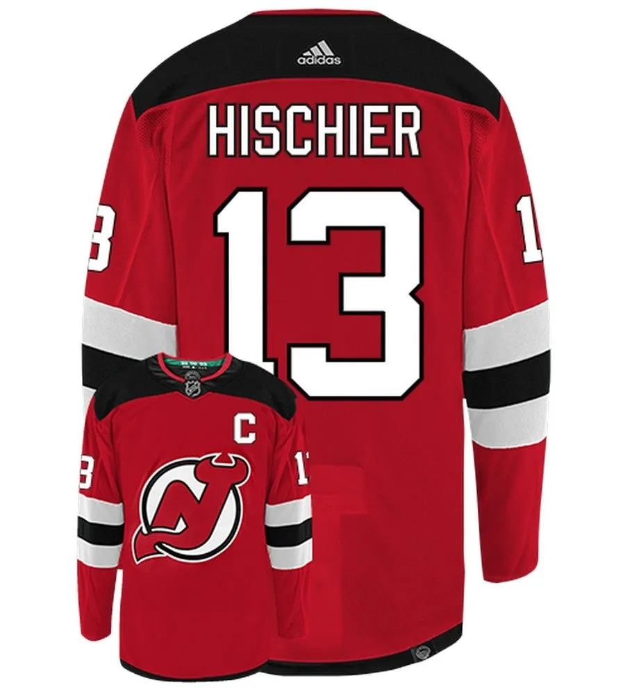 Nico Hischier New Jersey Devils Adidas Primegreen Authentic NHL Hockey Jersey     