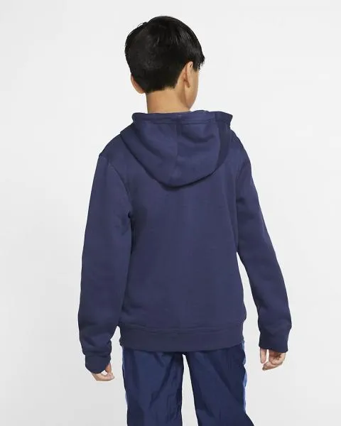 Nike - Boys - NSW Full-Zip Club Hoodie - Midnight Navy/Midnight Navy/White