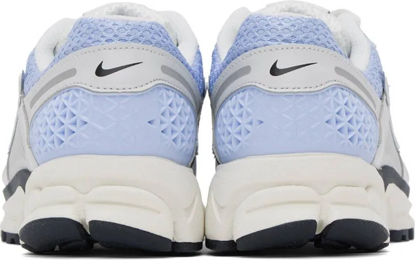 Nike Gray & Blue Zoom Vomero 5 Sneakers