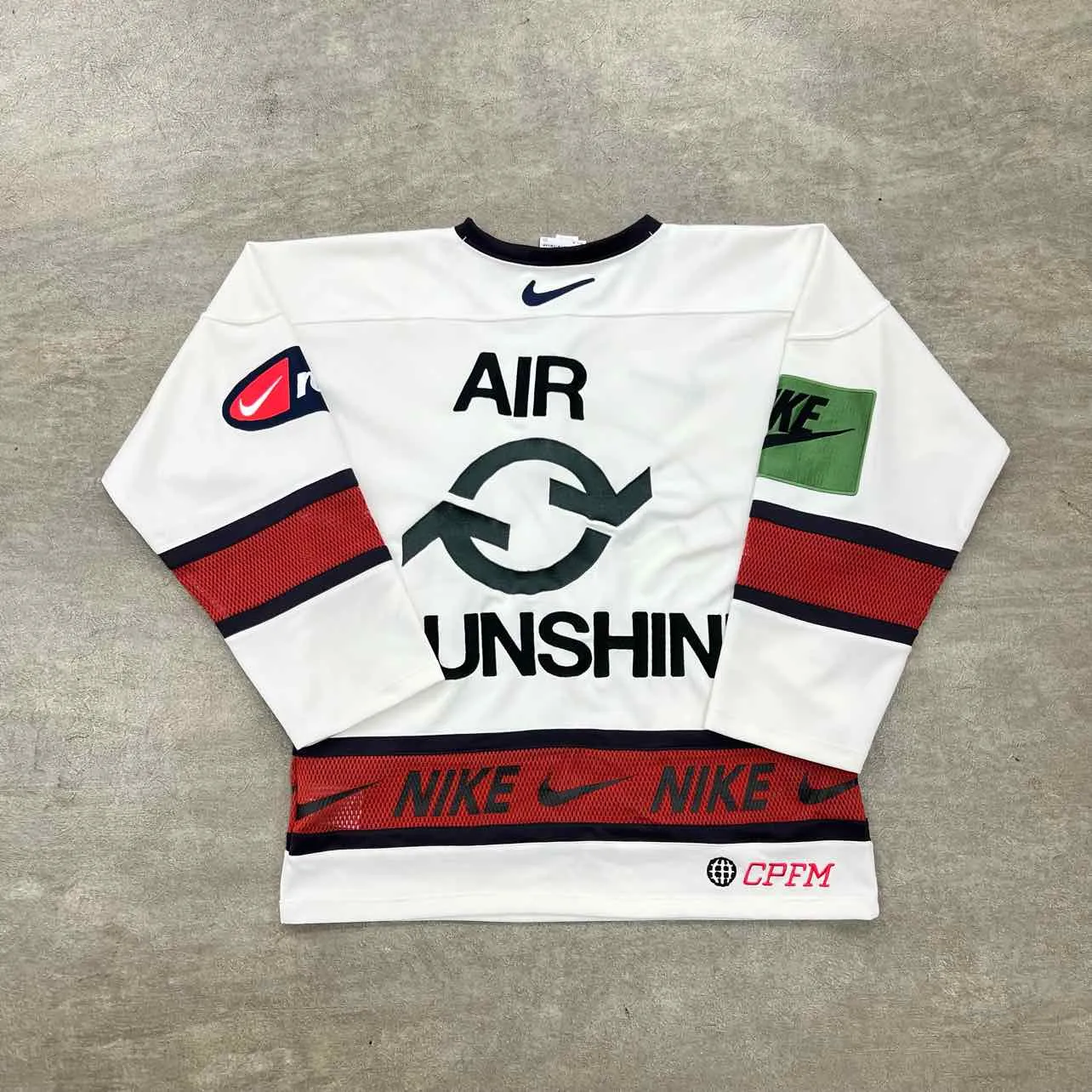 Nike Long Sleeve CPFM HOCKEY JERSEY White Used Size S