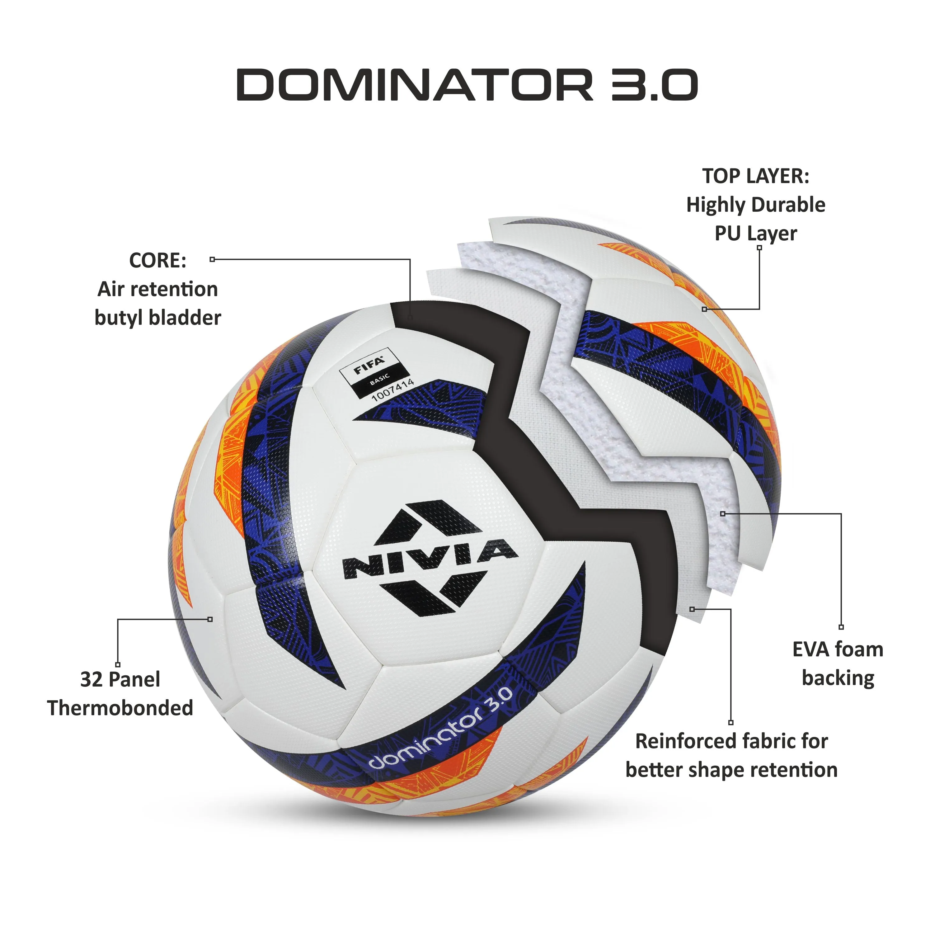 Nivia Dominator 3.0 Football