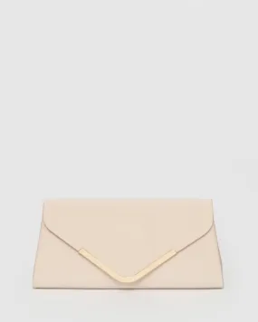 Nude Paula Clutch Bag