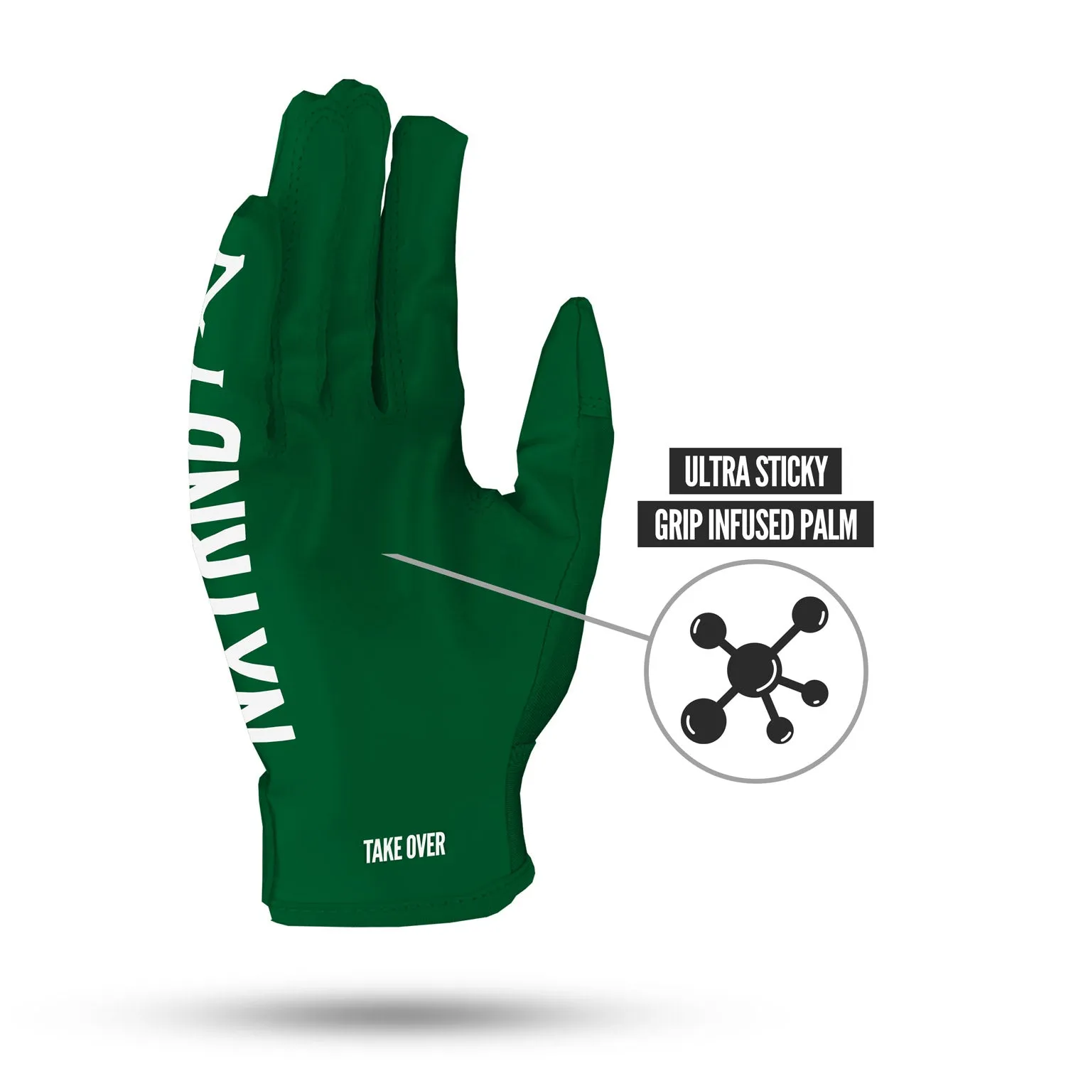 NXTRND G1 Football Gloves Dark Green