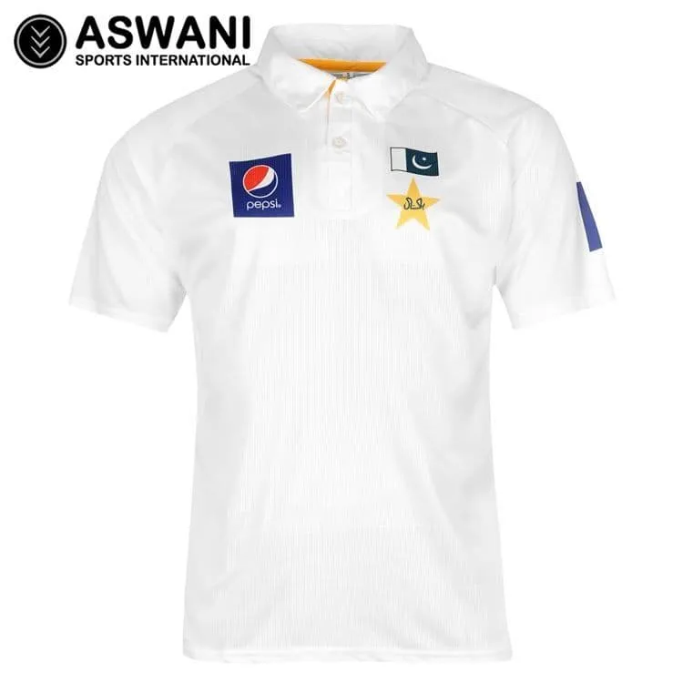 Official Pakistan Cricket Test Shirt, Short Sleeve