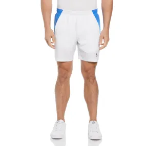 Ombre Tennis Ball Performance Tennis Shorts In Bright White