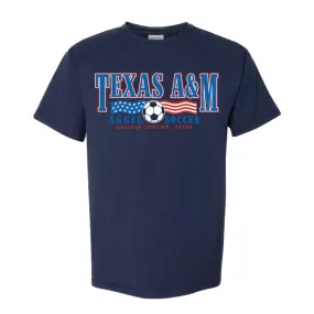 Patriotic Soccer Short Sleeve - Navy