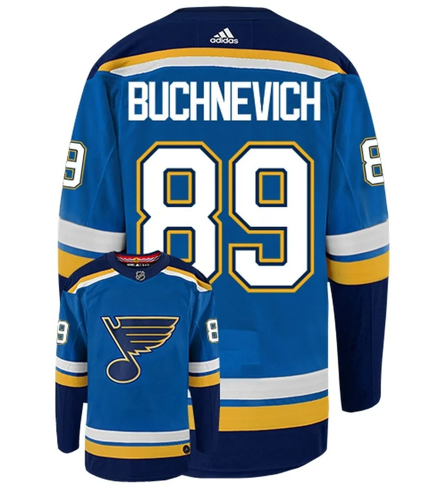 Pavel Buchnevich St. Louis Blues Adidas Authentic Home NHL Hockey Jersey     